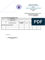 Form 7 Monthly Payroll Worksheet Report of Service
