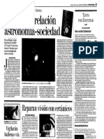 Héctor Vera, reseña sobre "La modernización de la ciencia en México. El caso de los astrónomos", de Jorge Bartolucci.