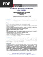 Ficha Técnica de Flatoril 500/200 mg | PDF