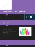 La familia como sistema: roles, reglas e interacciones