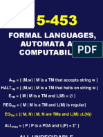 Formal Languages, Automata and Computability