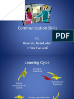 Communication Skills: Or, Have You Heard What I Think I've Said?