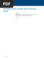 Vxrail Vcenter Server Planning Guide