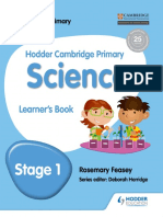 Hodder Cambridge Primary Science Learners Book 1
