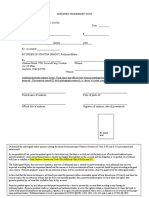 1 Certified Promissory Note