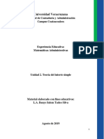 Teoría y Problemario - Interés Simple