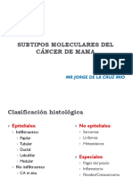 Subtipos moleculares del cáncer de mama