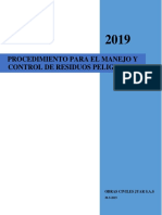 Procedimiento de Residuos Peligrosos JYAR S.a.S (JYAR-PDMCRP-009)