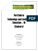 Portfolio in Technology and Livelihood Education - 10 (Cookery)
