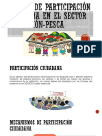 Proceso de Participación Ciudadana en El Sector Producción-Pesca