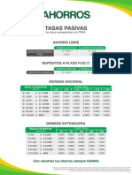 Tarifario AHORROS 70 X 50