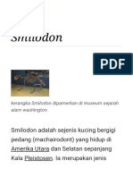 Smilodon - Wikipedia Bahasa Indonesia, Ensiklopedia Bebas