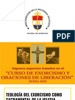 CHARLA 1 Algunos Aspectos Tratados en El Curso de Exorcismo y Oraciones de Liberación Roma 2018