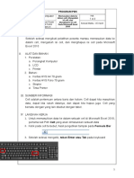 Jobsheet 1 MS. Excel