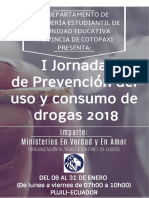 JORNADAS DE PREVENCION -  USO Y CONSUMO DE DROGAS