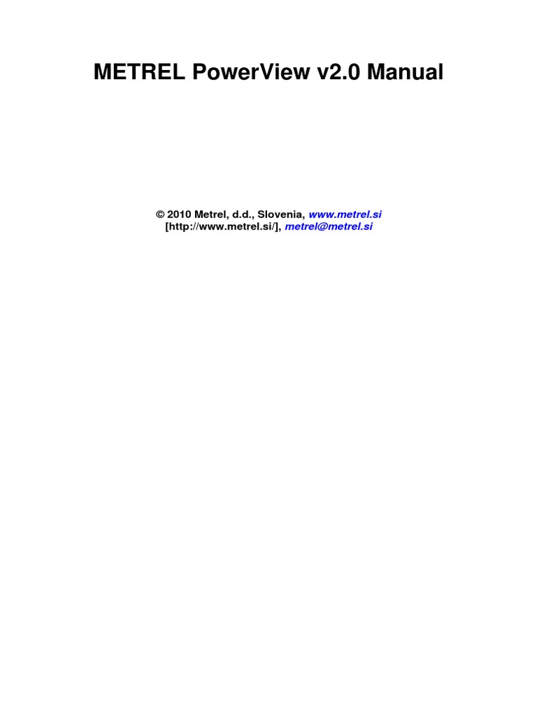 Manual PowerView 2.0 Ang PDF Tab (Gui) License