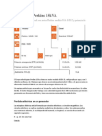 Generador Perkins 15kVA