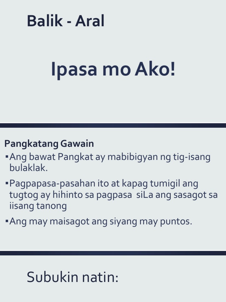 Halimbawa Ng Tanaga Tungkol Sa Pamilya