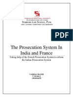 The Prosecution System in India and France