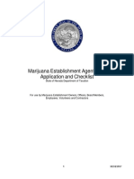 Marijuana Agent Application