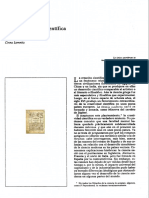 Sobre La Creación Científica Lomnitz 1982