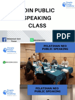 Contoh Proposal Pelatihan Doc, Materi Public Speaking PDF, Proposal Pelatihan PDF, Materi Publik Speaking PDF