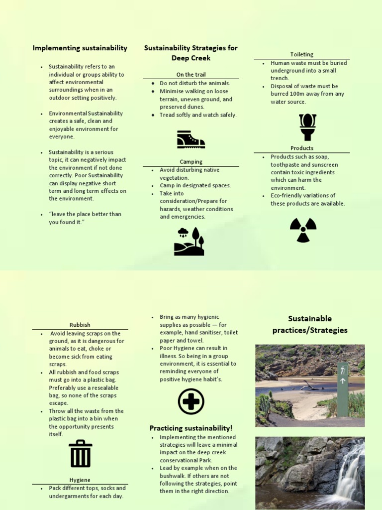 Micro Tutorial-Sustainable Practices | PDF | Hygiene | Sustainability