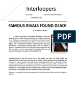 Famous Rivals Found Dead!: The Interloopers