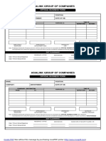 Official Business Form Template