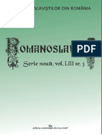 Romanoslavica Online 3 - 2017