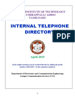 Internal Telephone Director