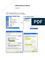 Commissioning of Nr8120: A-Configure IP Address of Your PC