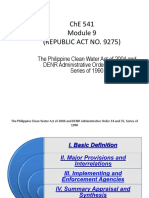 Module 9 - Clean Water Act of 2004