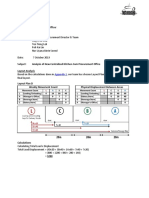 Memorandum: Analysis of New Centralized Kitchen-Cum Procurement Office Layout Analysis