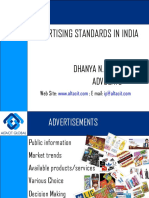Advertising Standards in India: Dhanya N. Menon Advocate