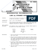 Modernization Recommendation Lube Oil Strainer Housing