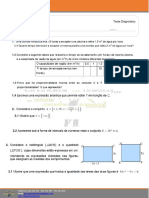 10º Ano Teste Diagnóstico PDF