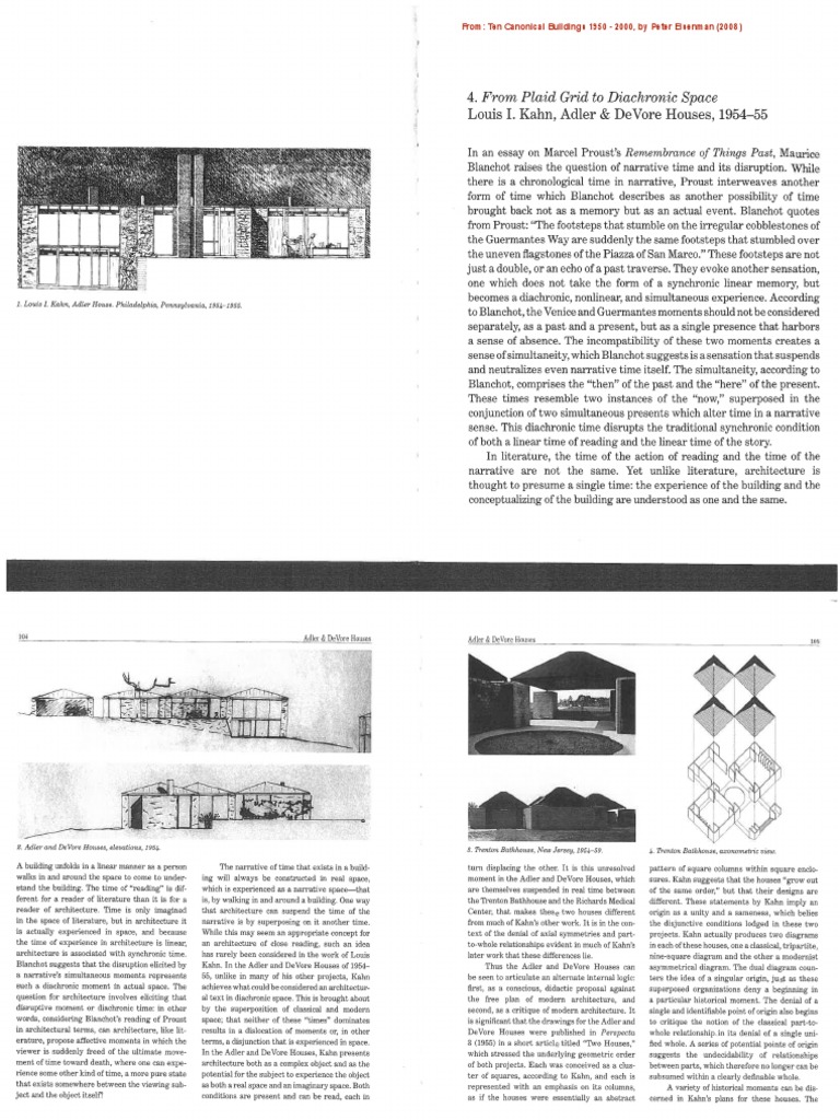 Kahn - DeVore House PDF | PDF