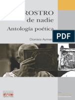 Rostro de Nadie - Antología Poética de DIONISIO AYMARÁ