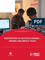 Digitization of SACCOs in Uganda - Drivers and Impact Study