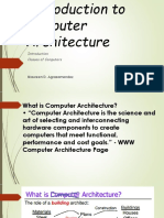 Introduction - Computer Architecture