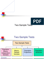 Two-Sample Tests