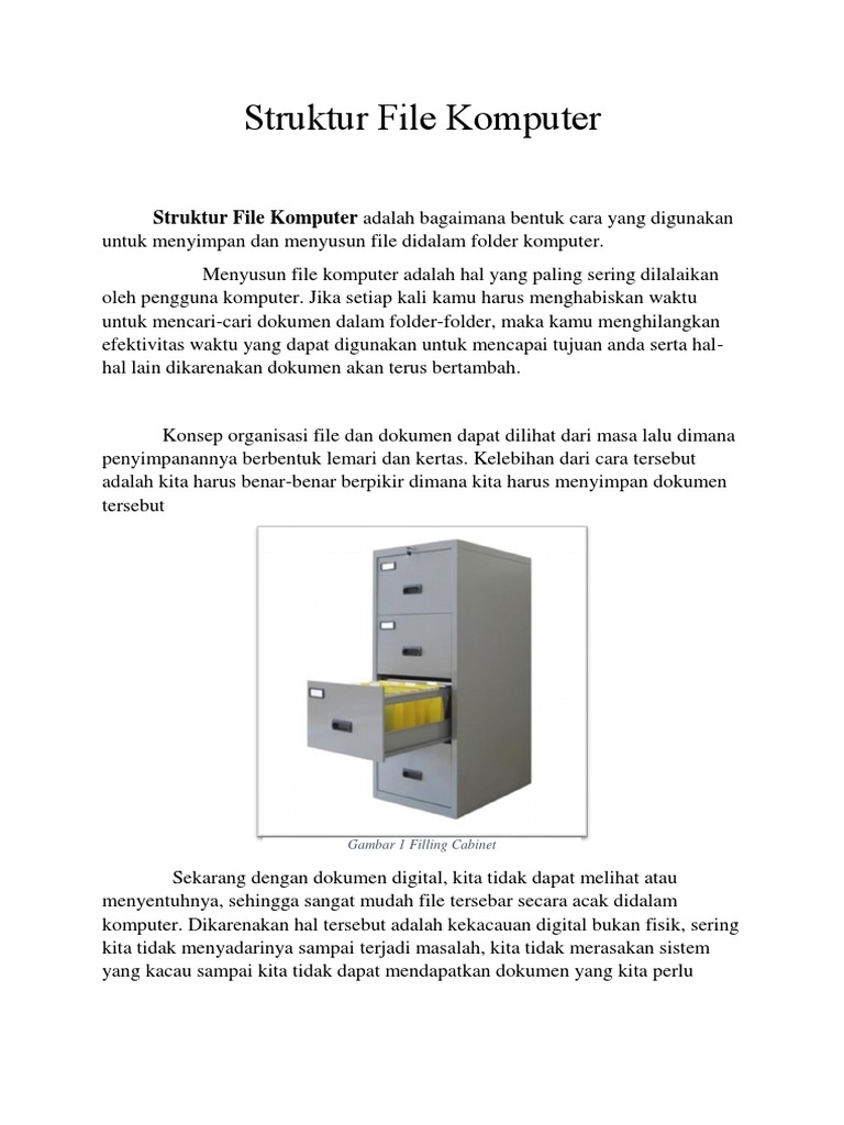 Organisasi Struktur File Komputer | PDF