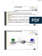 Client Server Distributed Computing