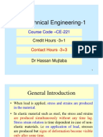 Geotechnical Engineering-1: Course Code - CE-221