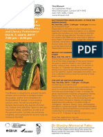 Dr. Shatavadhani R GANESH - Lecture Series: Lectures On Dance, Poetry, and Literary Performance