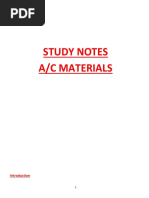 Study Notes M & H