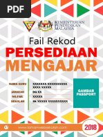 2 - Fail Rekod Persediaan Mengajar D1 (Kumpulan B)