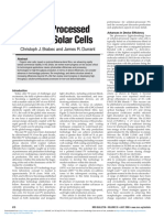 Solutionprocessed Organic Solar Cells