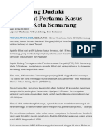 Tembalang Duduki Peringkat Pertama Kasus DBD Di Kota Semarang